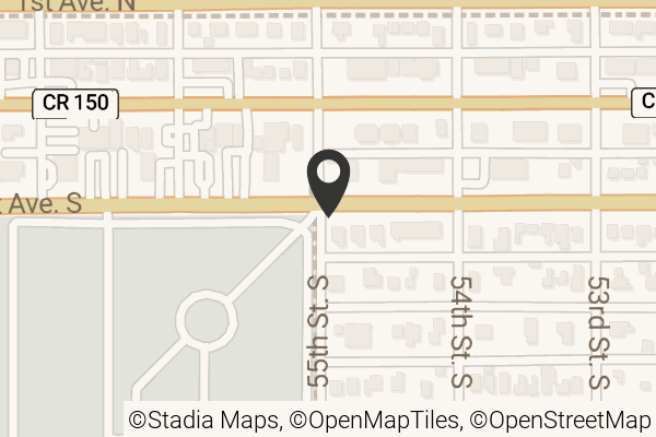 Map with location marker