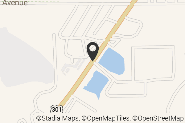 Map with location marker