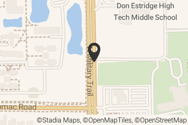 Map with location marker