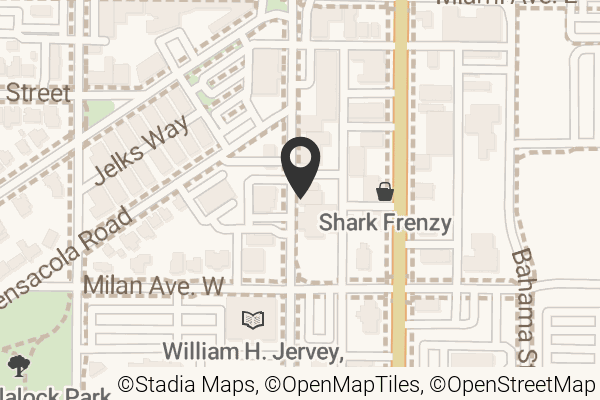 Map with location marker