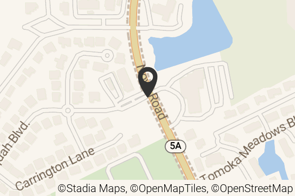 Map with location marker