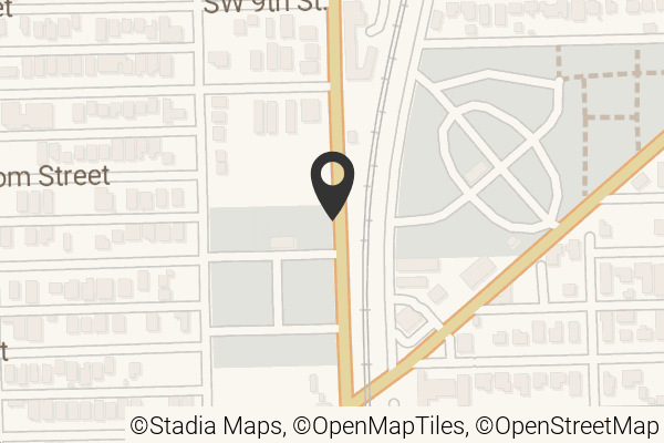 Map with location marker