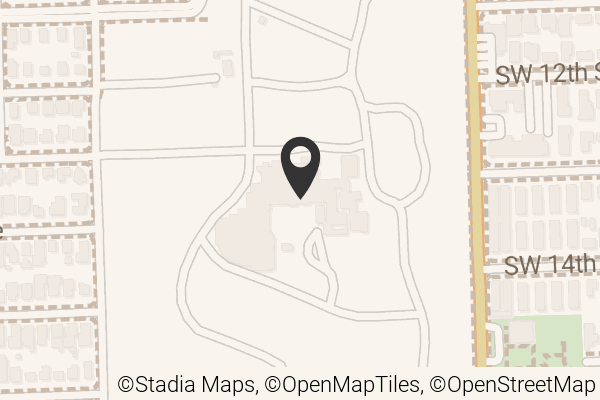 Map with location marker