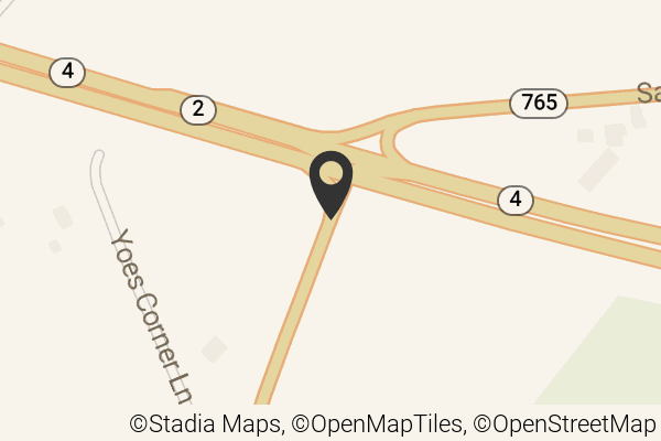 Map with location marker