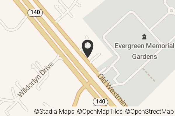 Map with location marker