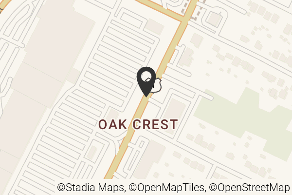 Map with location marker