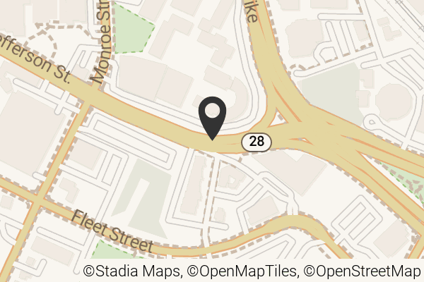 Map with location marker