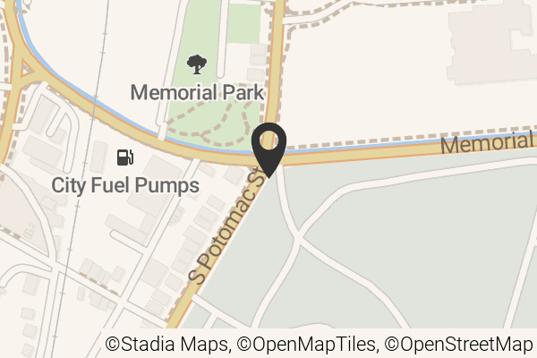 Map with location marker