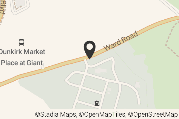 Map with location marker