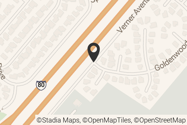 Map with location marker