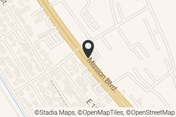 Map with location marker