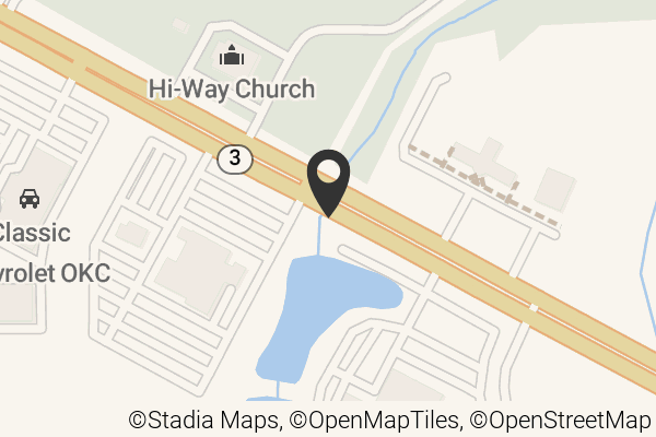 Map with location marker