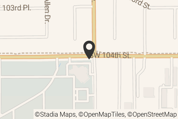 Map with location marker