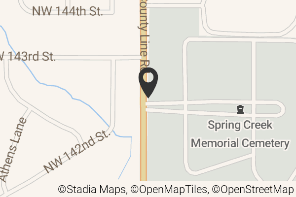 Map with location marker