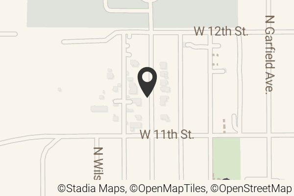 Map with location marker