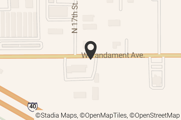 Map with location marker