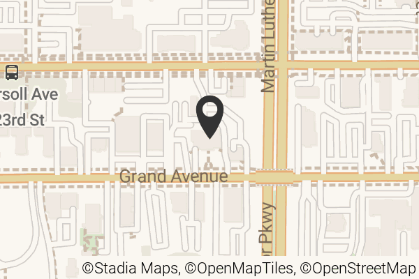 Map with location marker