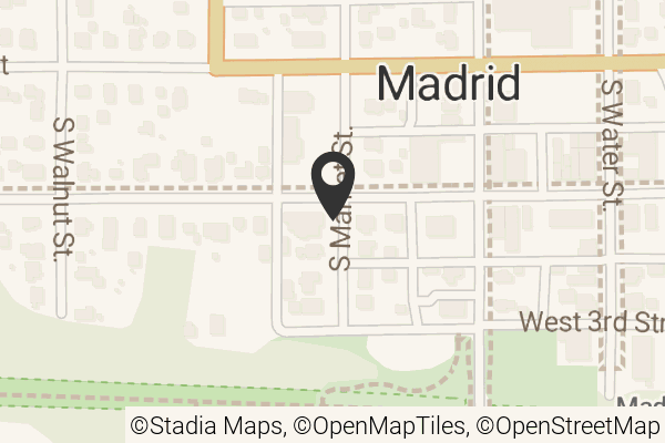 Map with location marker