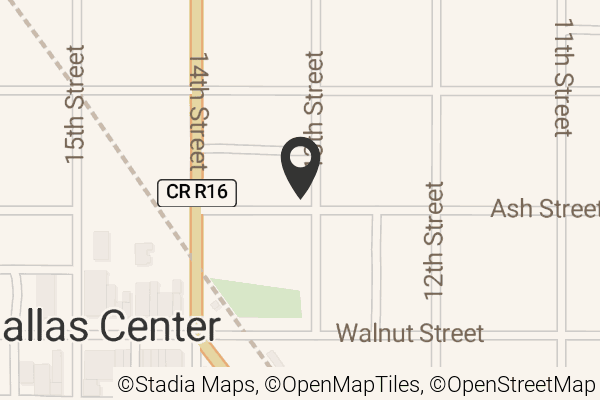 Map with location marker