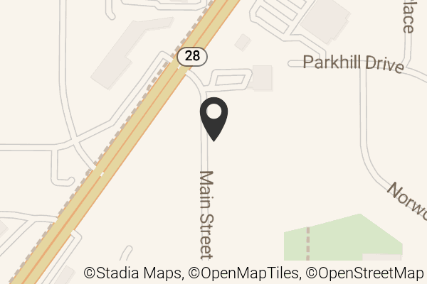 Map with location marker