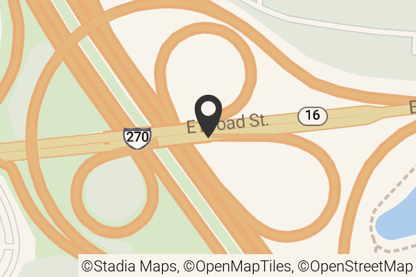 Map with location marker