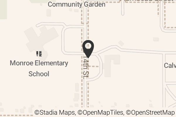 Map with location marker