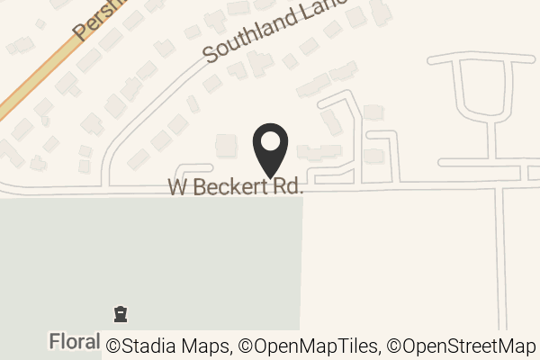 Map with location marker