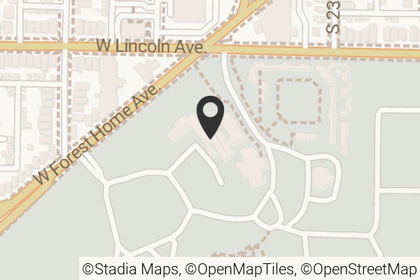 Map with location marker