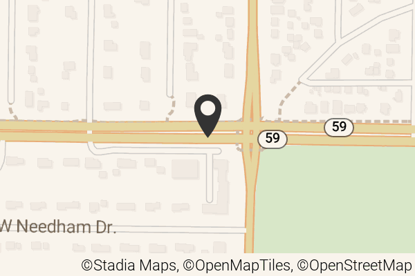 Map with location marker