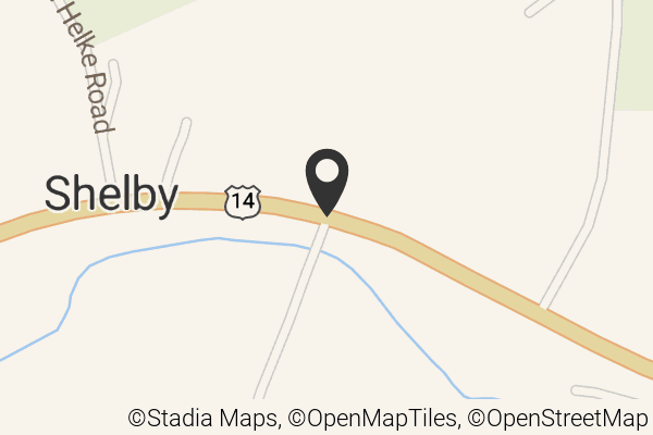 Map with location marker