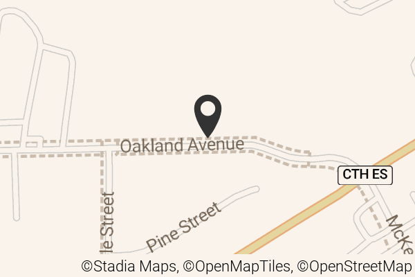 Map with location marker