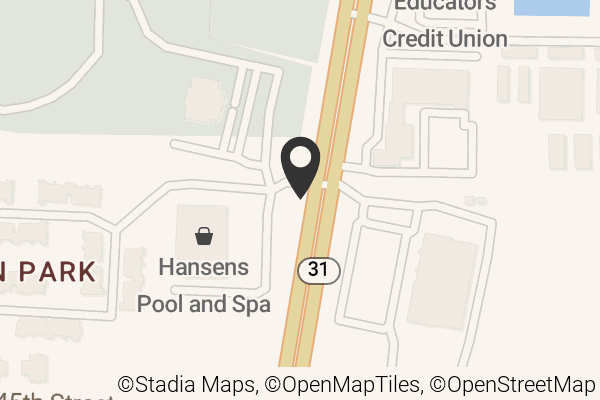 Map with location marker