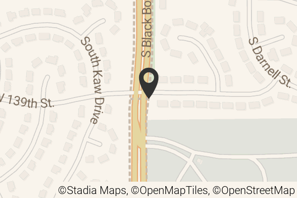 Map with location marker