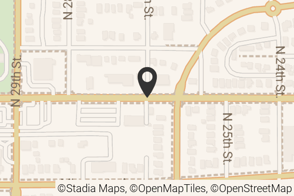 Map with location marker