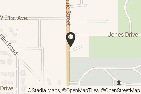 Map with location marker