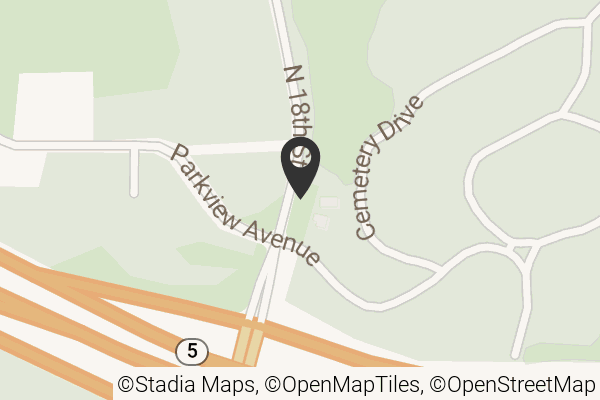 Map with location marker