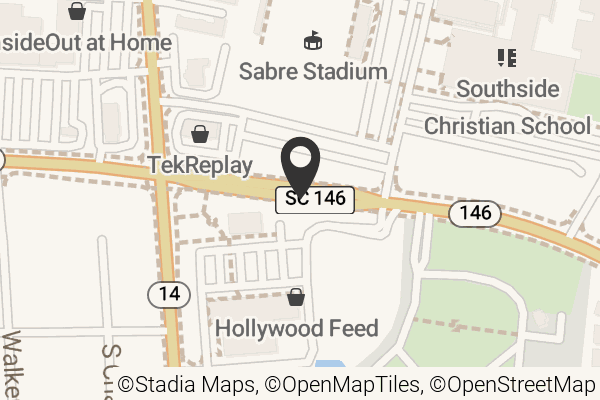 Map with location marker