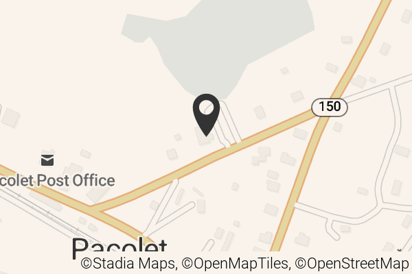 Map with location marker