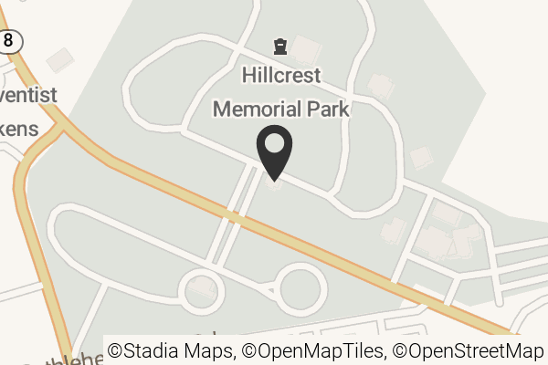 Map with location marker