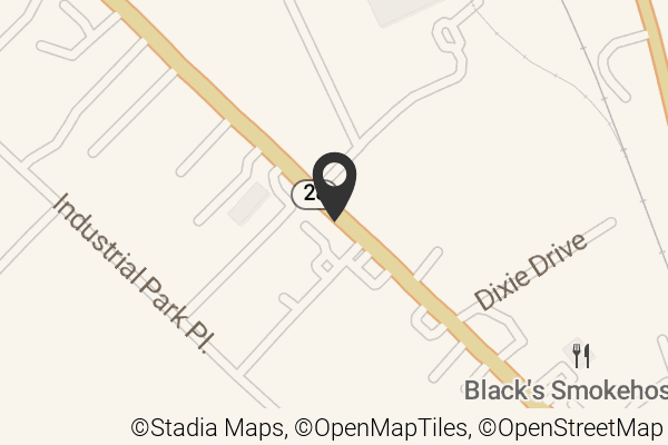 Map with location marker