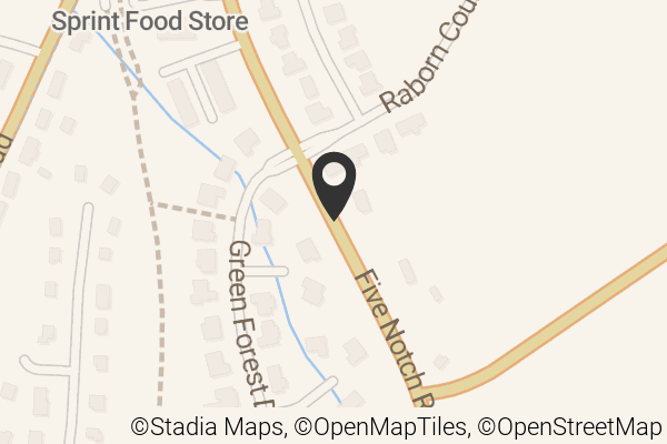 Map with location marker