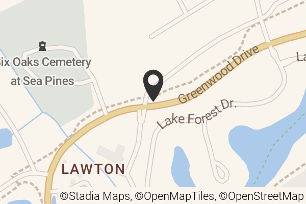 Map with location marker