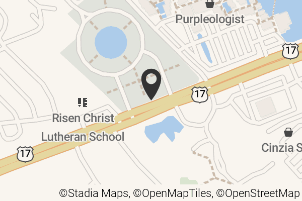 Map with location marker