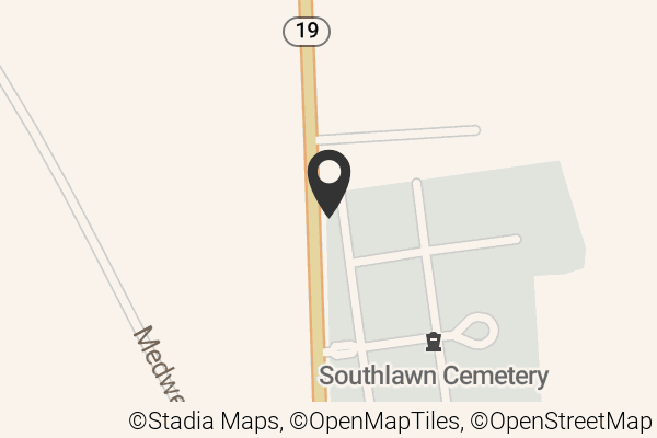 Map with location marker