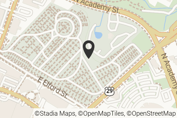 Map with location marker