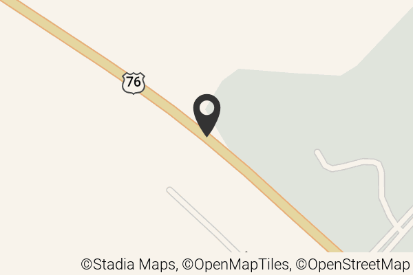 Map with location marker