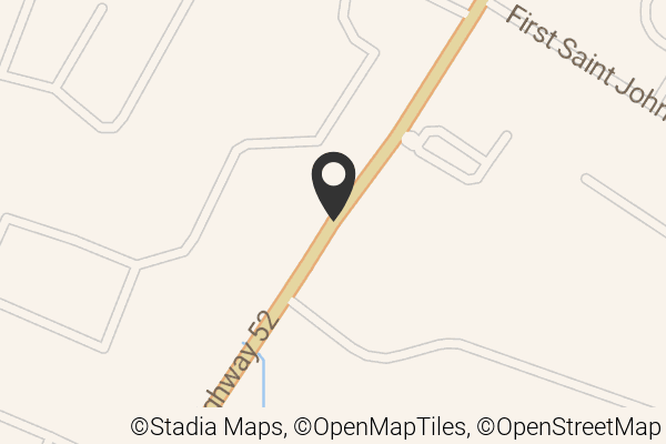 Map with location marker