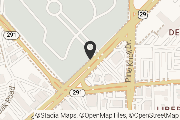 Map with location marker