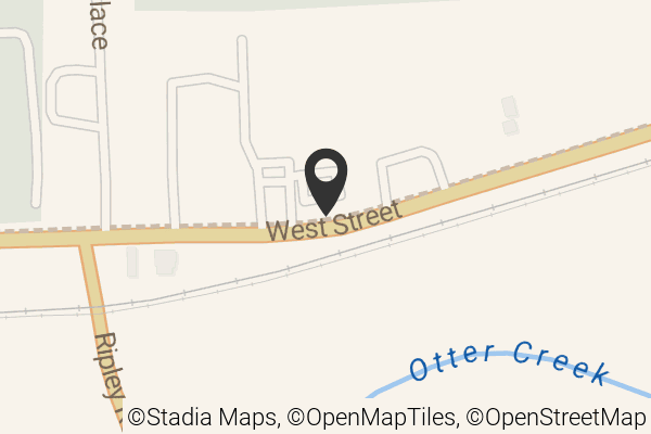 Map with location marker