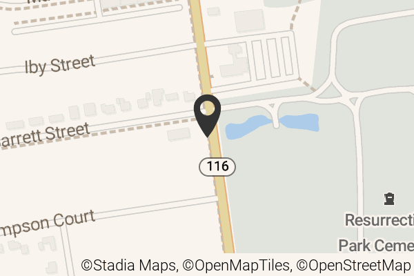 Map with location marker